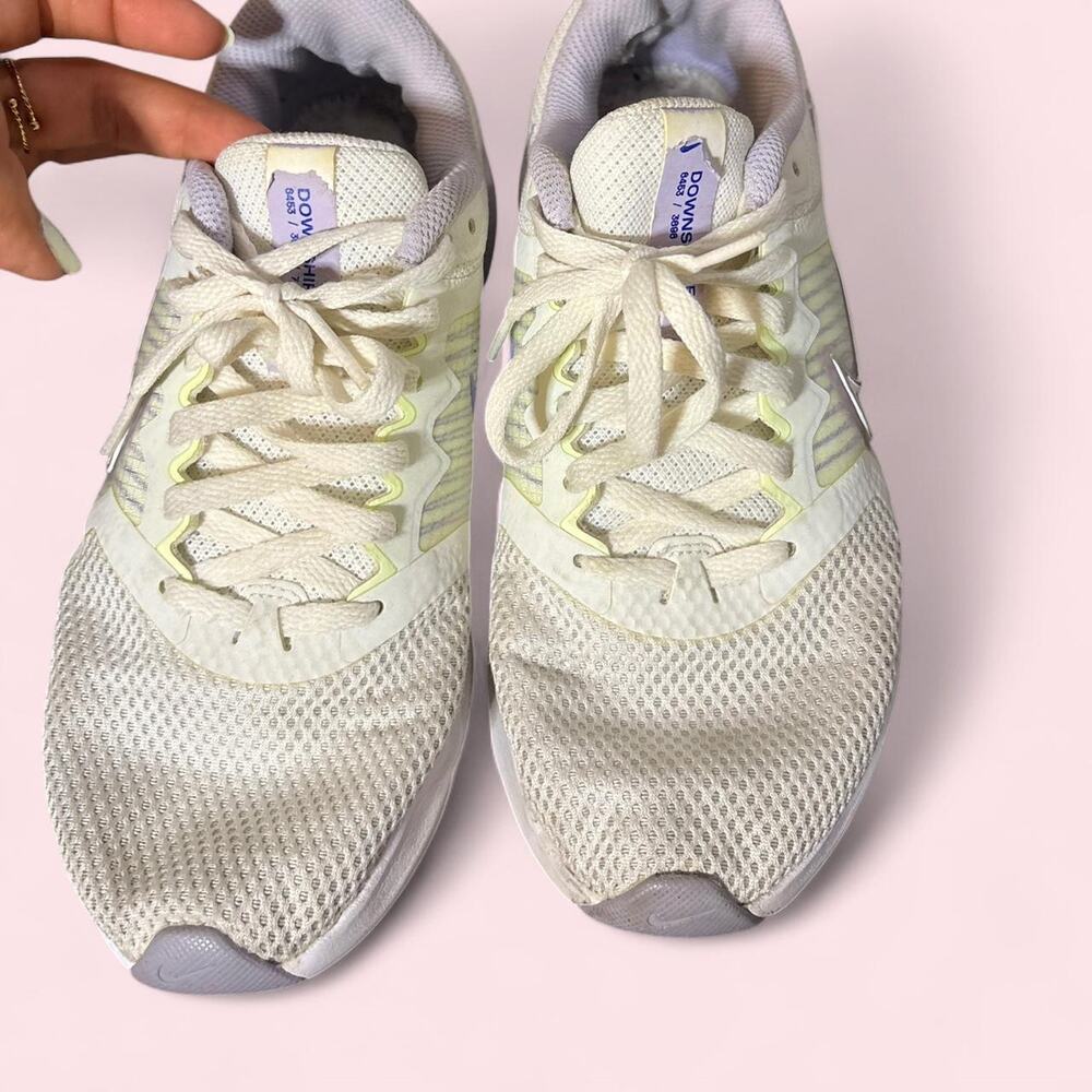 Nike women's size 7 downshifter white silver running outdoors summer sports - Picture 6 of 7